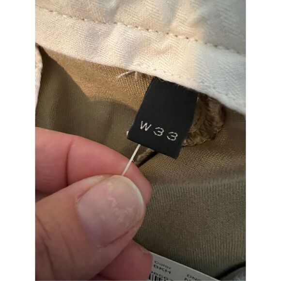 NWT Jcrew Mens Urban Slim Khaki Pants Size 33 - Picture 4 of 4